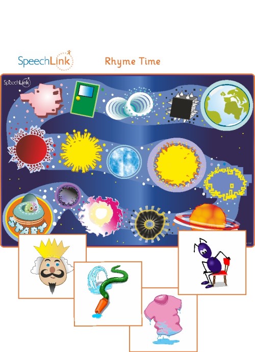 Free speech & language support resources - Rhyme Time